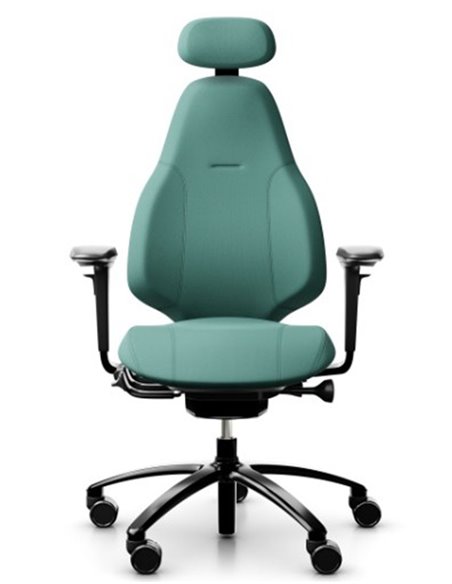 Кресло FLOKK RH MEREO 220 BLACK эргономичное, тканевое (Nexus)