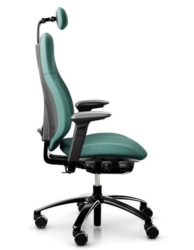 Кресло FLOKK RH MEREO 220 BLACK эргономичное, тканевое (Nexus)