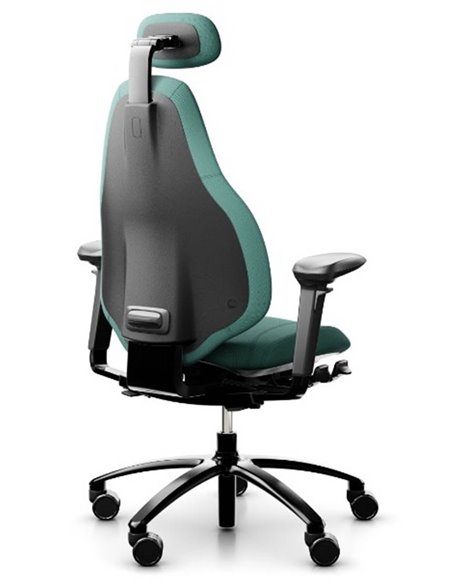 Кресло FLOKK RH MEREO 220 BLACK эргономичное, тканевое (Nexus)
