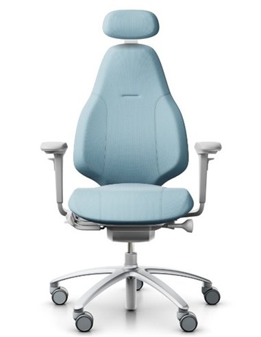 Кресло FLOKK RH MEREO 220 SILVER GREY эргономичное, ткань-шерсть (Patina)