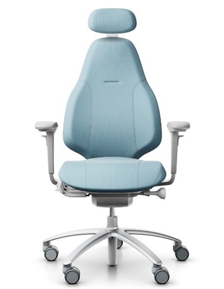 Кресло FLOKK RH MEREO 220 SILVER GREY эргономичное, ткань-шерсть (Patina)