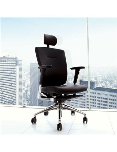 Кресло DUOREST DuoFlex Leather BR-100L для руководителя, ортопедическое