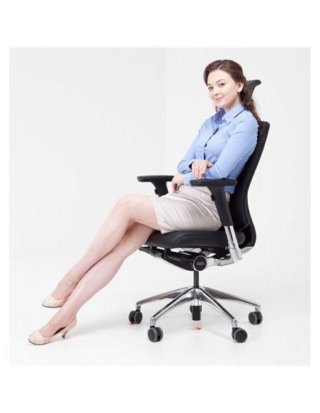 Кресло DUOREST DuoFlex Leather BR-100L для руководителя, ортопедическое