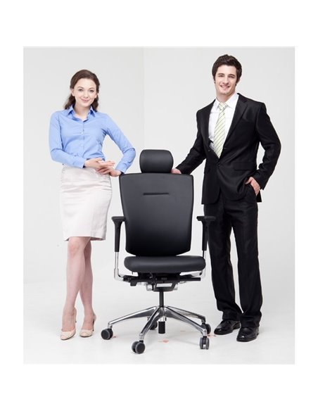 Кресло DUOREST DuoFlex Leather BR-100L для руководителя, ортопедическое