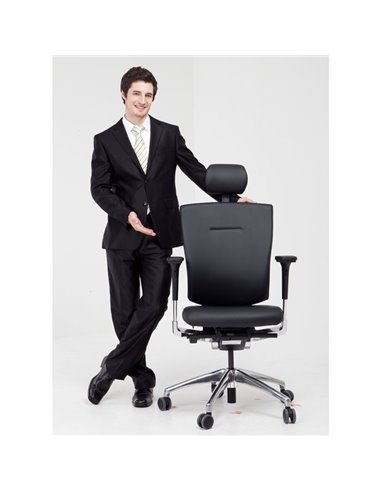 Кресло DUOREST DuoFlex Leather BR-100L для руководителя, ортопедическое
