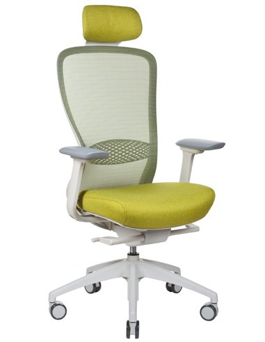 Кресло KRESLALUX IN-POINT (LIGHT GREY + M68002), эргономичное