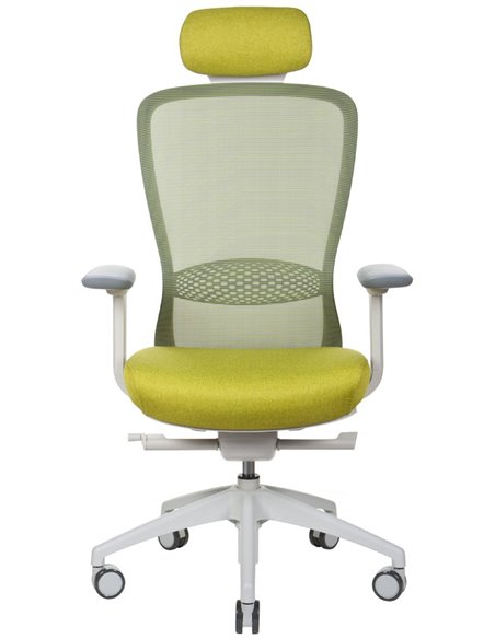 Кресло KRESLALUX IN-POINT (LIGHT GREY + M68002), эргономичное