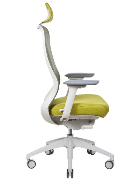 Кресло KRESLALUX IN-POINT (LIGHT GREY + M68002), эргономичное