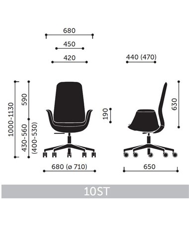 Кресло PROFIM ELLIE PRO 10ST LIGHT GREY для дома