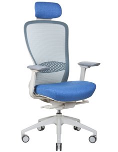 Кресло KRESLALUX IN-POINT (LIGHT GREY + M66009), эргономичное