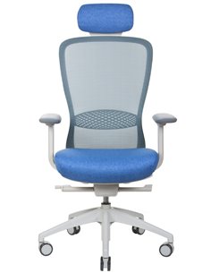 Кресло KRESLALUX IN-POINT (LIGHT GREY + M66009), эргономичное 2