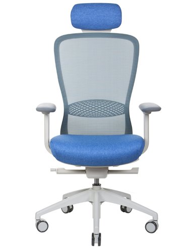 Кресло KRESLALUX IN-POINT (LIGHT GREY + M66009), эргономичное