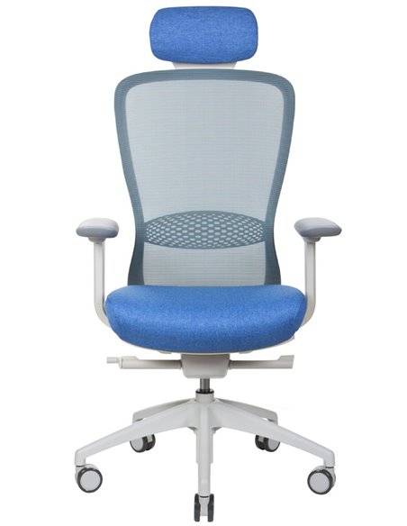 Кресло KRESLALUX IN-POINT (LIGHT GREY + M66009), эргономичное