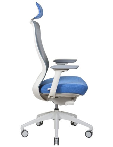 Кресло KRESLALUX IN-POINT (LIGHT GREY + M66009), эргономичное