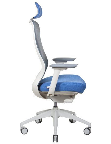 Кресло KRESLALUX IN-POINT (LIGHT GREY + M66009), эргономичное