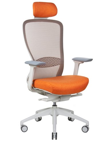 Кресло KRESLALUX IN-POINT (LIGHT GREY + M63013), эргономичное