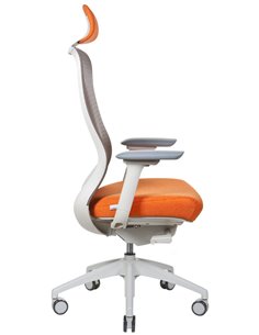 Кресло KRESLALUX IN-POINT (LIGHT GREY + M63013), эргономичное 2