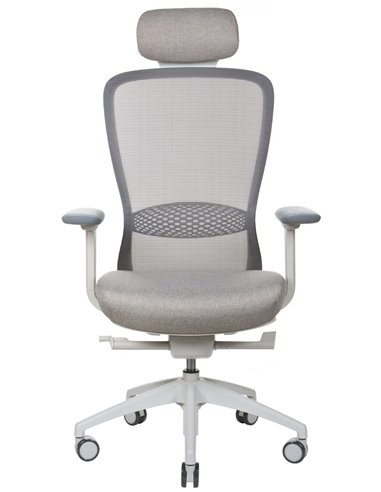 Кресло KRESLALUX IN-POINT (LIGHT GREY + M61002), эргономичное