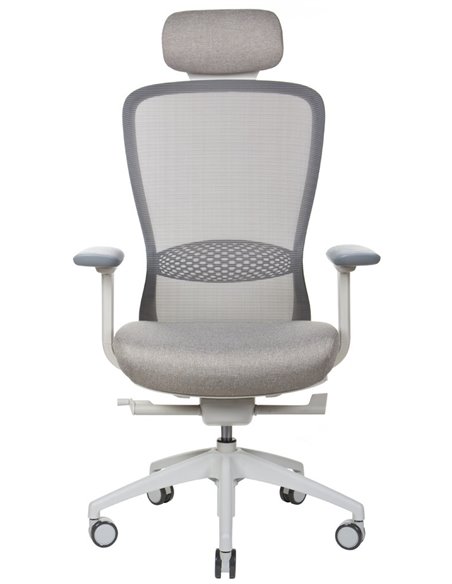 Кресло KRESLALUX IN-POINT (LIGHT GREY + M61002), эргономичное