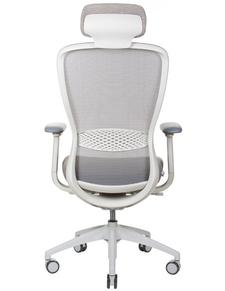 Кресло KRESLALUX IN-POINT (LIGHT GREY + M61002), эргономичное