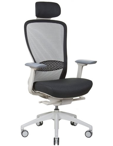 Кресло KRESLALUX IN-POINT (LIGHT GREY + M60999), эргономичное