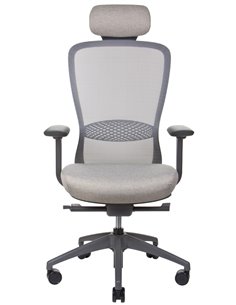 Кресло KRESLALUX IN-POINT (GREY + M61002), эргономичное 2