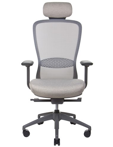 Кресло KRESLALUX IN-POINT (GREY + M61002), эргономичное