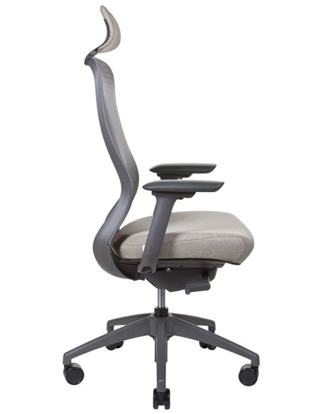 Кресло KRESLALUX IN-POINT (GREY + M61002), эргономичное