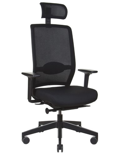 Кресло PROFIM VERIS NET (111 SFL BLACK P51PU), эргономичное