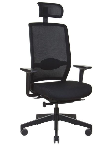 Кресло PROFIM VERIS NET (111 SFL BLACK P51PU), эргономичное