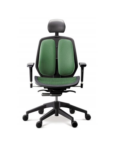 Кресло DUOREST Alpha A80H для руководителя, ортопедическое, цвет зеленый