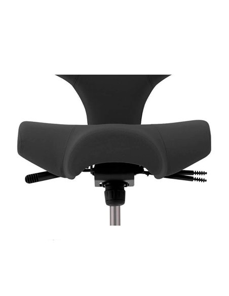 Кресло HAG CAPISCO 8107 BLACK, кожаное, эргономичное