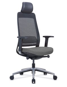 Кресло KRESLALUX FILO-A1 (Black + Grey) эргономичное