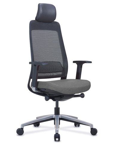 Кресло KRESLALUX FILO-A1 (Black + Grey) эргономичное