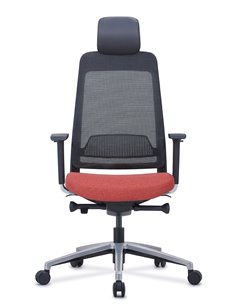 Кресло KRESLALUX FILO-A1 (Black + Jacinth) эргономичное 2
