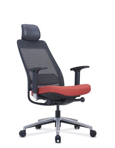 Кресло KRESLALUX FILO-A1 (Black + Jacinth) эргономичное
