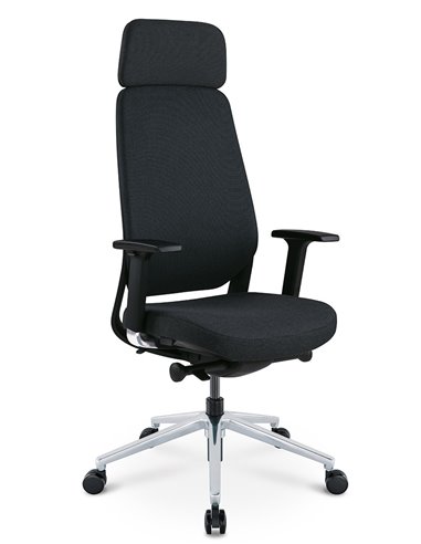 Кресло KRESLALUX FILO-A (Black + Black) эргономичное