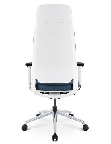 Кресло KRESLALUX FILO-A WHITE (Blue + Blue) эргономичное