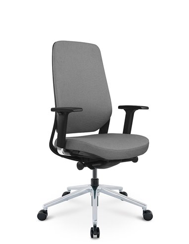 Кресло KRESLALUX FILO-B (Grey + Grey), эргономичное