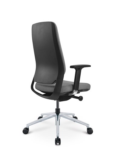 Кресло KRESLALUX FILO-B (Grey + Grey), эргономичное