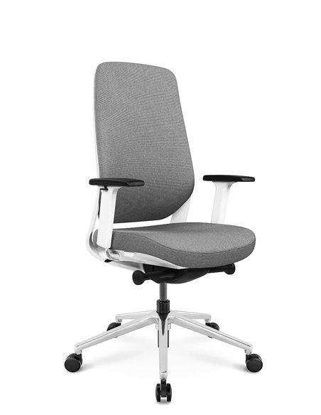 Кресло KRESLALUX FILO-B WHITE (Grey + Grey) эргономичное