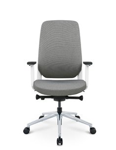 Кресло KRESLALUX FILO-B WHITE (Grey + Grey) эргономичное 2