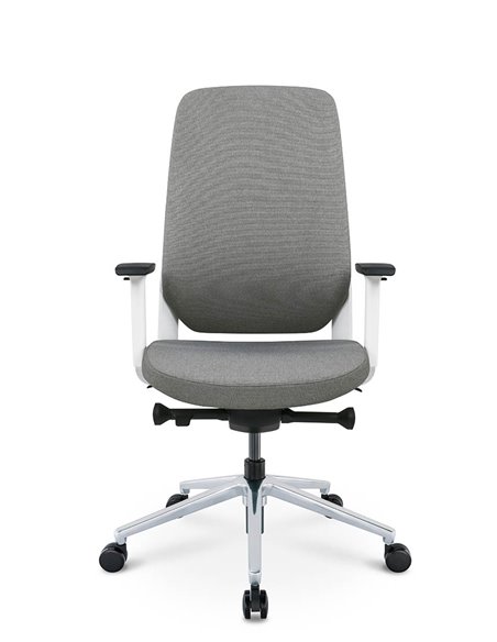 Кресло KRESLALUX FILO-B WHITE (Grey + Grey) эргономичное