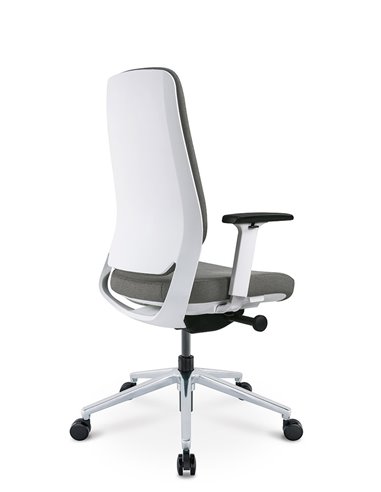 Кресло KRESLALUX FILO-B WHITE (Grey + Grey) эргономичное
