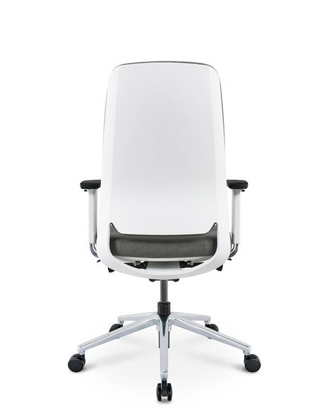 Кресло KRESLALUX FILO-B WHITE (Grey + Grey) эргономичное