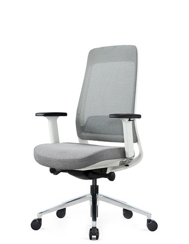 Кресло KRESLALUX FILO-B1 WHITE (Grey + Grey) эргономичное