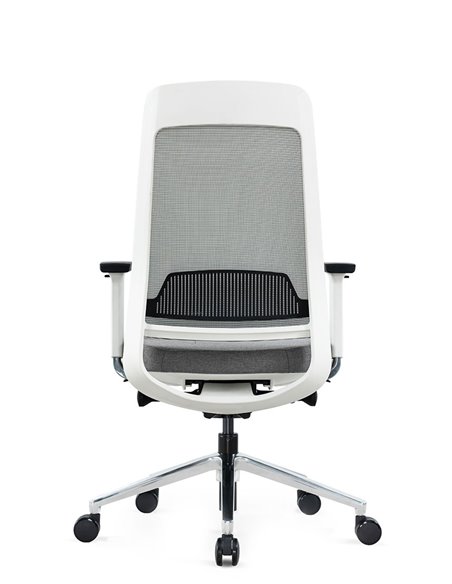 Кресло KRESLALUX FILO-B1 WHITE (Grey + Grey) эргономичное