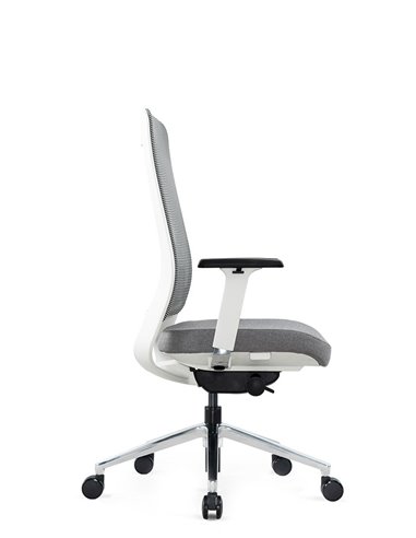 Кресло KRESLALUX FILO-B1 WHITE (Grey + Grey) эргономичное