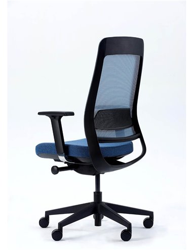 Кресло KRESLALUX FILO-B1 BLACK, эргономичное