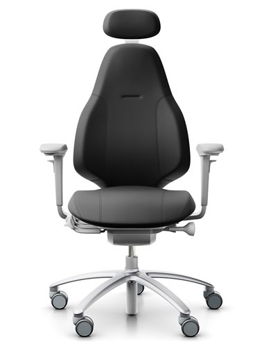 Кресло FLOKK RH MEREO 220 SILVER GREY, кожаное